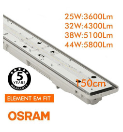 Integrated-LED Tri-Proof Light- PIR MOTION SENSOR -  44W-38W-32W-25W -  OSRAM Driver - 150cm
