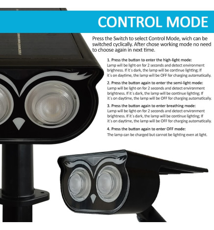 Pica  Solar jardín LED  - IP65 -  4000K
