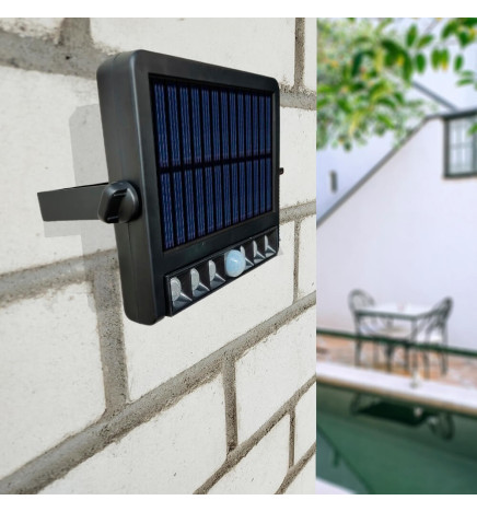 Adjustable Solar LED Spotlight - 5W - Motion sensor - 4000K