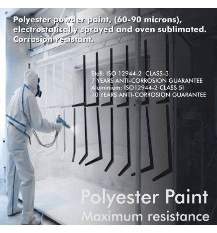 Solcelledrevet LED-lyktestolpe - HAGE - ABS - 4000K + Fjernkontroll