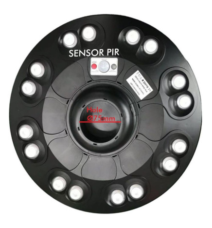 Apparecchio LED Stradale SOLARE con Lampione - GIARDINO - ABS - 4000K + Telecomando
