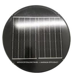 Solcelledrevet LED-lyktestolpe - HAGE - ABS - 4000K + Fjernkontroll