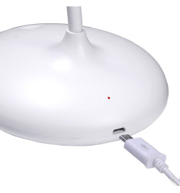 Lampada Scrivania LED - 9W - ALESUND - Flessibile bianco - CCT -  Batteria Litio - Dimmerabile