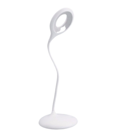 LED-Schreibtischlampe - 9W - ALESUND - Weißer Flexo - CCT Lithium-Batterie - Dimmbar