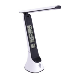 Table lamp with LED battery 5W - Dimmable - Adjustable - Date - Temperature - CCT