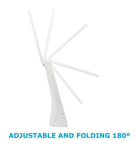 LED desk lamp - 9W - ALESUND - White Flexo - CCT