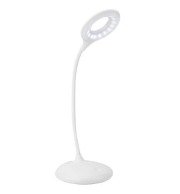 LED skrivbordslampa - 9W - ALESUND - Vit flexo - CCT - Litiumbatteri - Dimbar