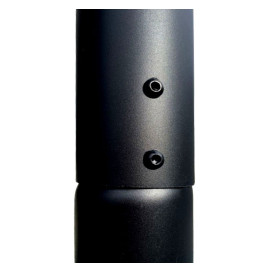 Solcelledrevet LED-lyktestolpe - HAGE - ABS - 4000K + Fjernkontroll