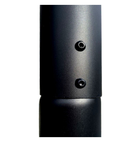 Solcelledrevet LED-lyktestolpe - HAGE - ABS - 4000K + Fjernkontroll