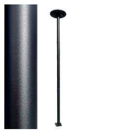 Solcelledrevet LED-lyktestolpe - HAGE - ABS - 4000K + Fjernkontroll