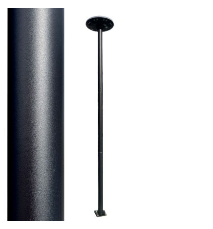 Apparecchio LED Stradale SOLARE con Lampione - GIARDINO - ABS - 4000K + Telecomando