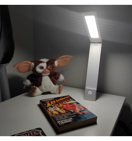Lâmpada de mesa LED - 9W - ALESUND - Flexo Branco - CCT