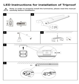 Plafoniera CCT LED Stagna 20W  - SAMSUNG chip - 3CCT - 60cm