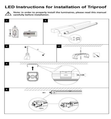 Plafoniera CCT LED Stagna 20W  - SAMSUNG chip - 3CCT - 60cm