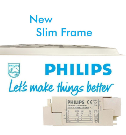 PACK 10 LED-Paneeli 60x60  44W - Philips CertaDrive - CRI+92- ENEC05