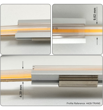 Fita LED COB 220V | CUSTOM CUT | 840 LED/m | 50m | FLIP CHIP | 1500Lm |16W/M | CRI90 | IP67 | Corte 10cm