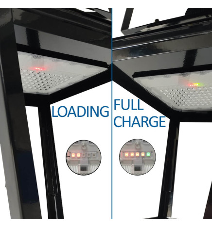 Aurinkoenergialla toimiva LED-katuvalo - Huvila - 300W Chip LUMILEDS - Teräs
