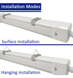 Plafoniera CCT LED Stagna 20W  - SAMSUNG chip - 3CCT - 60cm