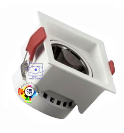 Downlight LED 12W Carré Blanc - Bridgelux Chip - UGR11- CCT- CRI+92