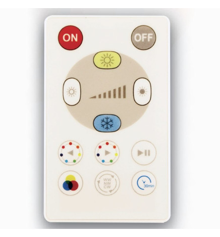 LED-kattovalaisimen pyöreä pinta RGB+CCT - Control Remoto - Chip Lumileds