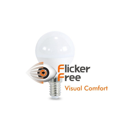 LED Bulb 6W  E27 G45 220º - OSRAM Chip