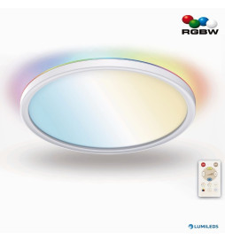 LED-kattovalaisimen pyöreä pinta RGB+CCT - Control Remoto - Chip Lumileds