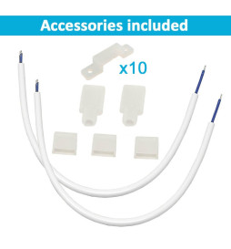 LED-strip 220V FOTOGRAFI VIDEO | CUT TO MÄTNING | 120 LED/m | 50m | SMD2835 | 1800Lm/W | 14W/M  | IP67 | Skär var 10cm