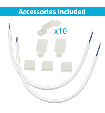 LED-strip 220V FOTOGRAFI VIDEO | CUT TO MÄTNING | 120 LED/m | 50m | SMD2835 | 1800Lm/W | 14W/M  | IP67 | Skär var 10cm