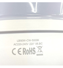 LED Lamp bulb -  50W - 130Lm/W - E27 - IP20