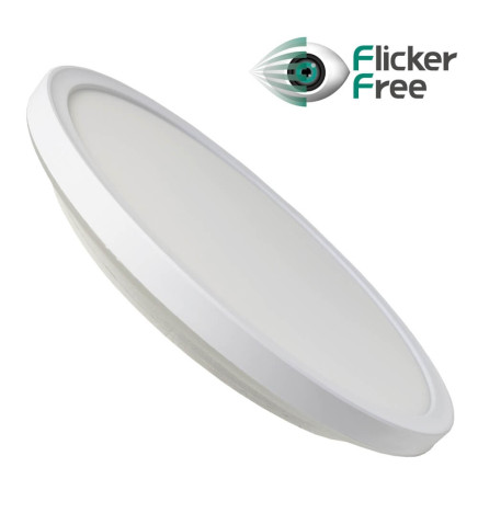 LED taklampe overflate 20W - 4000K - Chip Lumileds