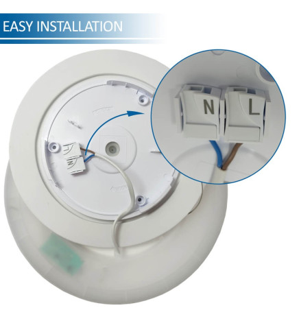 LED Surface mounted ceiling light 20W - 4000K - Lumileds Chip