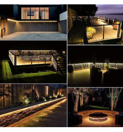 Kit - Solar LED Strip - For outdoor use - 5 meters - 3000K - IP65