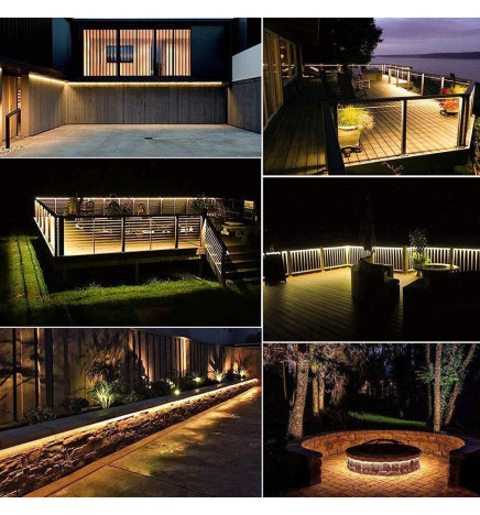 Kit - Solar LED Strip - For outdoor use - 10 meters - 3000K - IP65