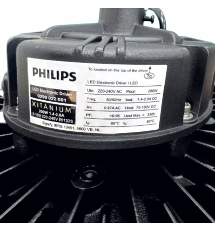 High Bay LED 200W -170Lm/W- UFO NEW ITALY PHILIPS XITANIUM - 1-10V DIM