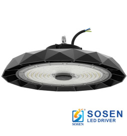 High Bay UFO DIAMOND 200W-150W -100W  SOSEN Driver - Dimbar 1-10V - 170lm/w - IP65