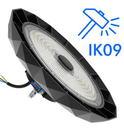 200W-150W -100W  High Bay LED UFO DIAMOND  SOSEN Driver - Dimmable 1-10V - 170lm/w - IP65