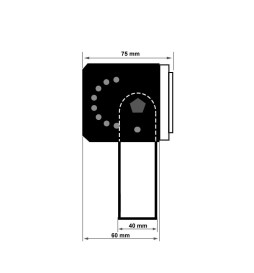 50W DOB-LED-Projektor MAGNUM OSRAM SMD3030-3D 180Lm/W 90º Chip