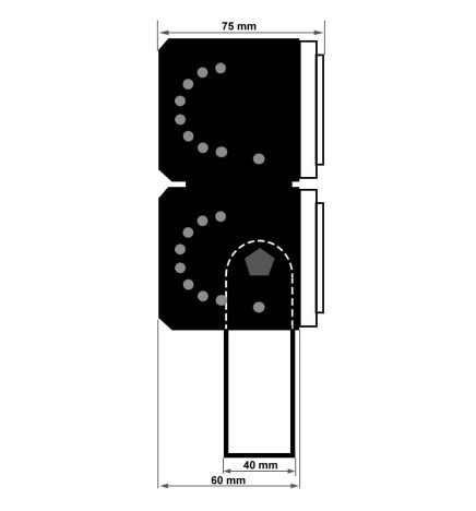LED Projektor 50W MAGNUM AIR 186Lm/W 60º
