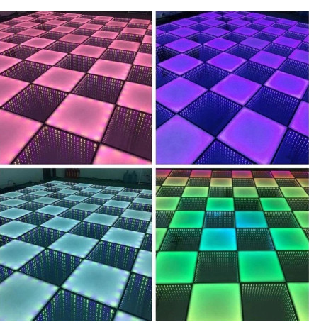 Erhvervsgulv - 3D Effekt - InfinityLED DEEP - RGB - 1 m2