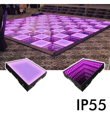 Erhvervsgulv - 3D Effekt - InfinityLED DEEP - RGB - 1 m2