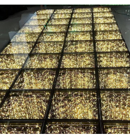 Kaupallinen Lattia - 3D-Effekti - InfinityLED  STARS  - RGB - 1 m2