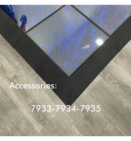 Kaupallinen Lattia - 3D-Effekti - InfinityLED  STARS  - RGB - 1 m2