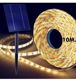 Kit - Solar LED Strip - For outdoor use - 10 meters - 3000K - IP65