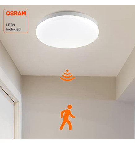 LED Ceiling Light - MicroWave Detector 24W - 20W - 16W - Motion Sensor - 2700K+CCT - OSRAM CHIP
