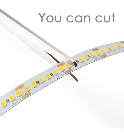 Striscia LED 24V | 120xLED/m | 5m | SMD2835 | 1100Lm | 12W/M | IP20