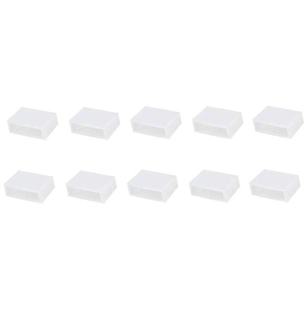 KIT 10 enheder - LED-stripe endestykke - 12mm
