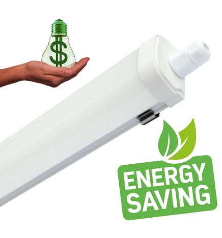 30W Integrated-LED Tri-Proof Light - GLOWLUXE - Interconnectable - 120cm - IP65