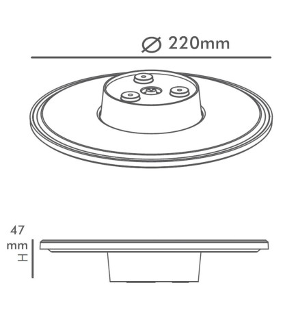 Aplique  LED - 15W - BORÅS - Cor CCT Selecionável - IP65
