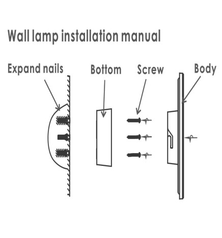 Applique LED 9W - MOON- Colore CCT Selezionabile - IP65