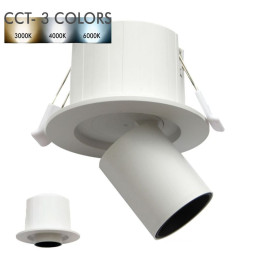 6W Downlight LED - DIRECTIONAL PERISCOPIC - Circular - CCT Selectable Color